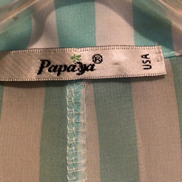 Blue and white striped blouse - Picture 4 of 5